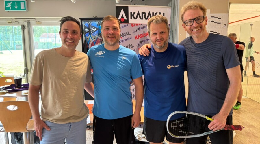Herts teams star at Racketball Masters Inter-Counties