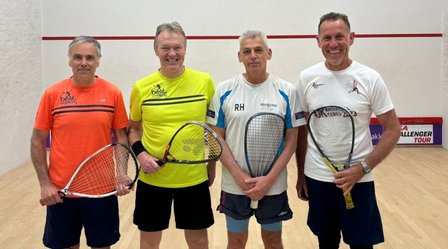 Herts teams excel at Racketball Masters Inter-Counties!
